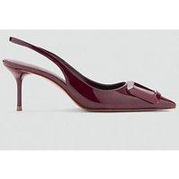 Mango Patent Heeled Shoes - Red