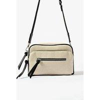 Mint Velvet Canvas Cross Body Bag