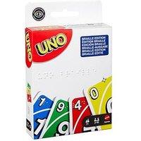 Uno Braille Card Game With Deck Specially Designed For Blind & Low-Vision Players, 2 To 10 Players