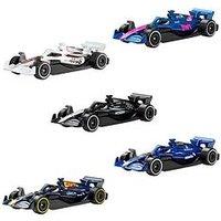 Hot Wheels Formula 1 5-Pack, Set Of 5 Die-Cast Toy F1 Cars In 1:64 Scale