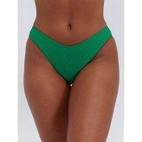 Boux Avenue Jamaica Broderie Brief - Green
