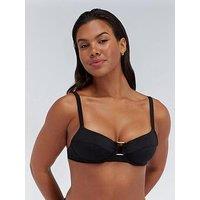 Boux Avenue Riad Balconette Bikini Top - Black