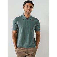 Mango Performance Miller Short Sleeve Polo Shirt - Green
