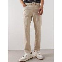 Mango Bec Straight Fit Jeans - Beige
