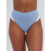 Boux Avenue Rivoli High Waist Brief - Blue Mix