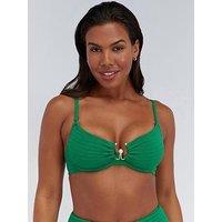 Boux Avenue Mirada Pearl Balconette Bikini - Green