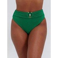 Boux Avenue Mirada Pearl High Waist Brief - Green