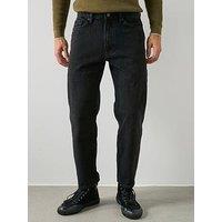 Mango Sammy Straight Fit Jeans - Black