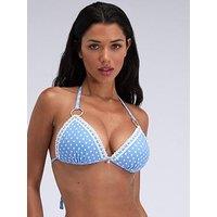 Boux Avenue Casablanca Padded Triangle - Blue