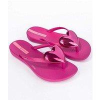 Ipanema Maxi Fashion Kids Heart Flip Flops - Pink