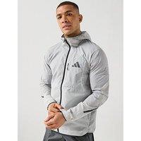 Adidas Terrex Mens Trail Running Xpr Light Windbreaker - White/Black