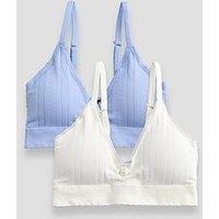The Very Collection 2 Pack Pointelle Seamless Bralette