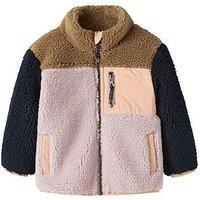 Name It Mini Girls Teddy Fleece Jacket