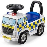Xootz Mercedes-Benz Police Foot To Floor Ride On - White