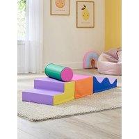 Soft Steps Soft Play Large Wave & Slide 4 Piece Play Set