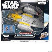 Star Wars Swj - Deluxe Vehicle (8" Vehicle & 2 Figure) - Razorcrest W/ Mando & Grogru - Series 9