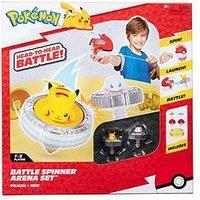 Pokemon Battle Spinner Arena Set - Two Battle Spinners With Two Poke Ball Spinner Launchers And Battle Arena