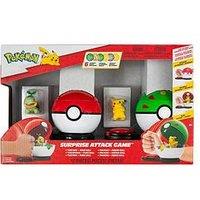 Pokemon Surprise Attack Game - 2-Inch Turtwig With Poke Ball And 2-Inch Pikachu With Friend Ball Plus Six Attack Discs