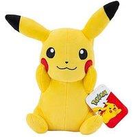 Pokemon Pikachu Plush - 8-Inch Soft Plush With Authentic Details