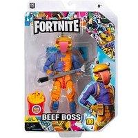 Fortnite Legendary Beef Boss - 6-Inch Articulated Figure With Harvesting Tool, Back Bling, And Code For Bonus Virtual Item