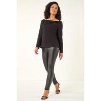 Roman Cowl Neck Premium Stretch Top