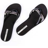 Ipanema Kirei Chic Print Flip Flop - Black