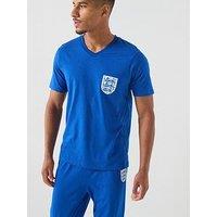 England Fc Short Sleeve Pyjamas - Blue