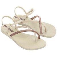 Ipanema Elegant Crossover Sandal - Beige