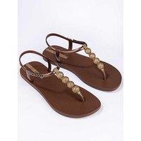 Ipanema Glitter Bobble Sandals - Brown