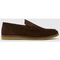 Schuh Risk Suede Loafer - Brown