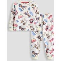 The Very Collection Boys Paw Patrol Fleece Rib Cuff Pyjama Set
