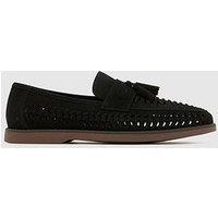 Schuh Robbie Woven Loafer - Black