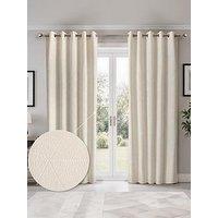 The Very Collection Aria Lightweight Jacquard 66X54 Eyelet