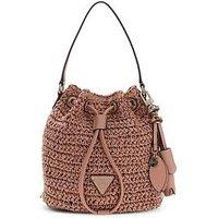 Guess Ofelia Top Handle Bucket - Pink
