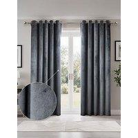 The Very Collection Dusk Velvet Blackout 66X72 Eyelet