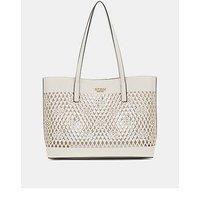 Guess Letty 2 In 1 Tote - White