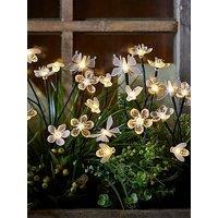 Lights4Fun Set Of 5 Flower, Bee & Butterfly Solar Stake Lights