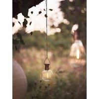 Lights4Fun Set Of 3 Warm White Hanging Solar Lights