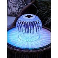 Lights4Fun Colour Changing Solar Hanging Lantern