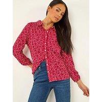 Roman Petite Abstract Spot Stretch Shirt