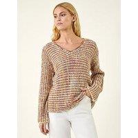 Roman Textured Spacedye Knit Jumper