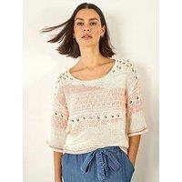 Roman Textured Abstract Knit Jumper