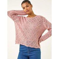 Roman Pointelle Knit Jumper