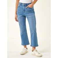 Roman Petite Boocut Cropped Jeans