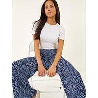 Roman Petite Spot Wide Leg Trouser