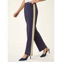 Roman Petite Side Stripe Stretch Trouser