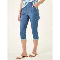 Roman Cropped Cargo Bengaline Trouser