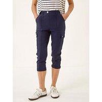 Roman Cropped Cargo Bengaline Trouser
