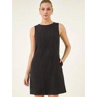 Roman Seam Detail Pocket Shift Dress