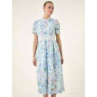 Roman Watercolour Lace Dress